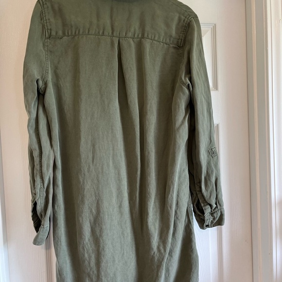 Velvet Heart Olive Sandy Shacket long shirt/dress. Size Small - Picture 2 of 4